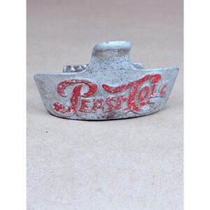 Vintage 1940s Pepsi-Cola Starr X Wall Mount Bottle Opener Red Script Advertising